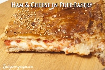 Brick Ham & Cheese in Puff Pastry