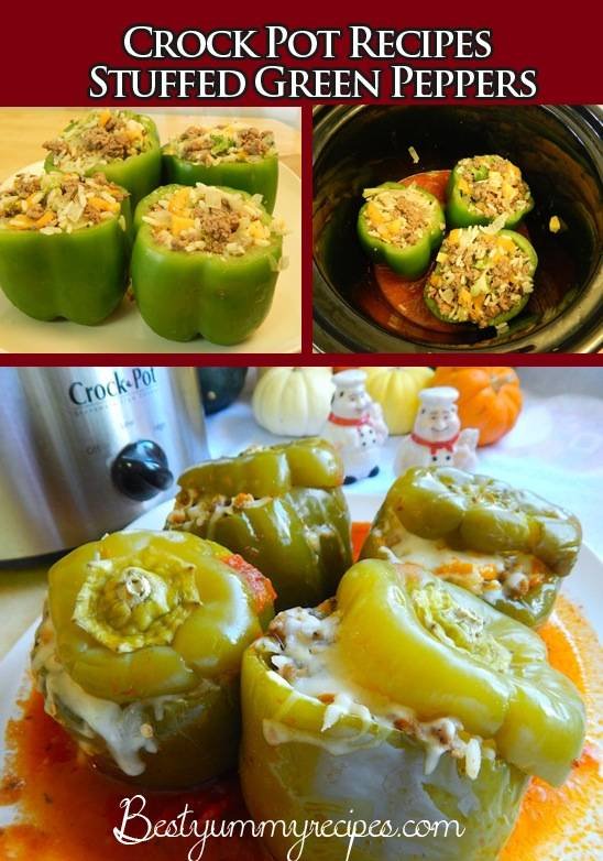 Crock Pot Recipes Stuffed Green Peppers