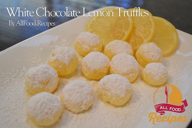 White Chocolate Lemon Truffles