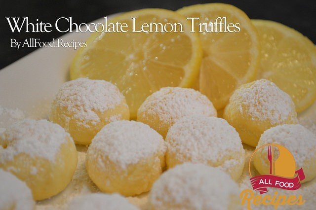 White Chocolate Lemon Truffles