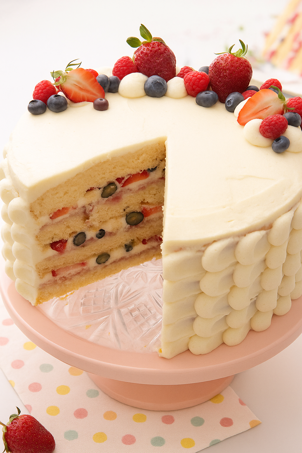 6aeee8d9 6e32 4b03 8ce8 ecc569e14d1a Decadent Berry Chantilly Cake with Mascarpone Frosting Recipe