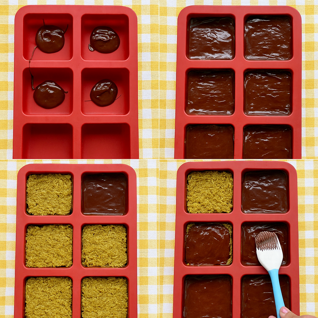 Step-by-step assembly of your Dubai Chocolate Bar