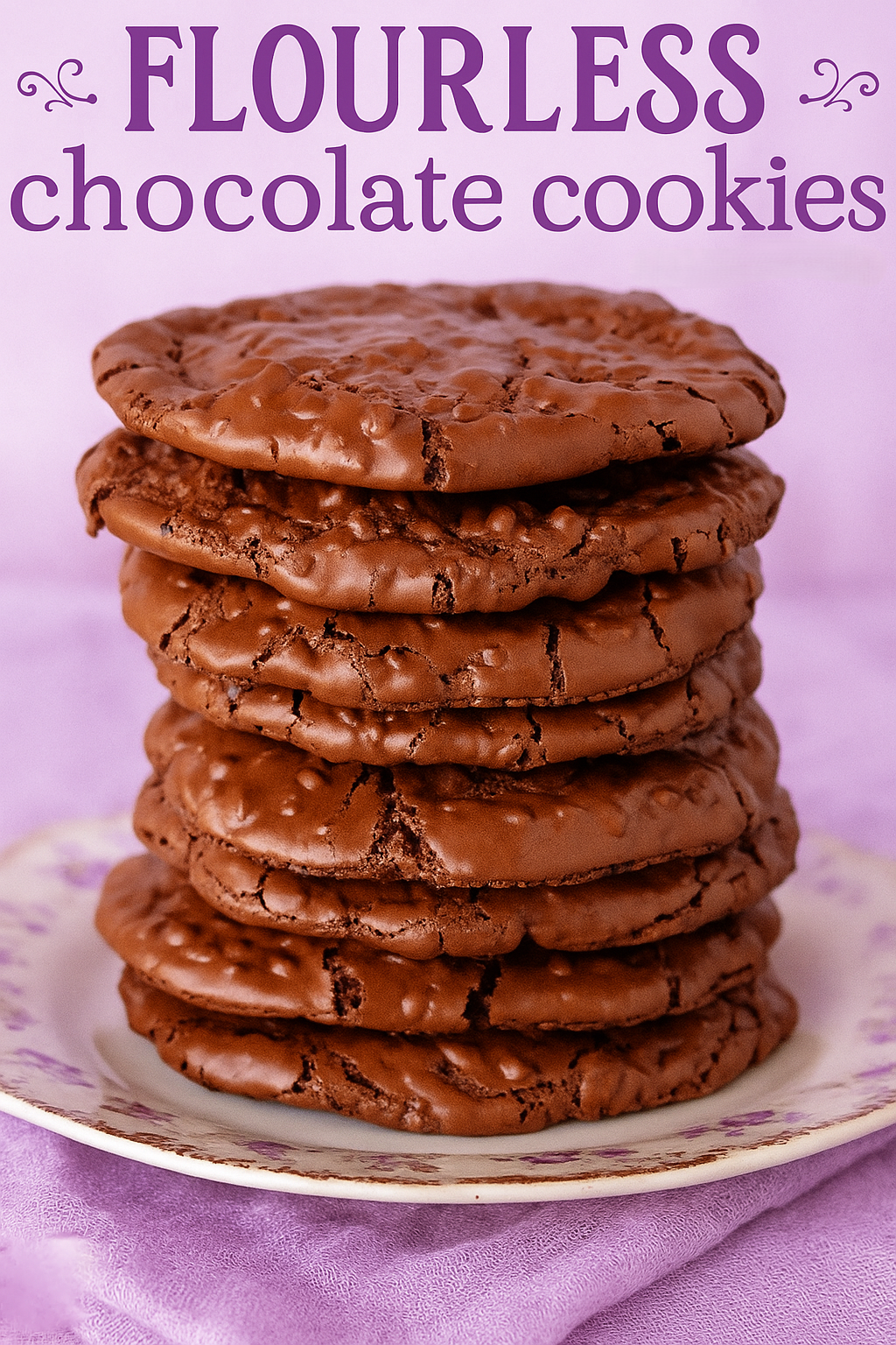 Flourless Chocolate Cookies, incredible recipe