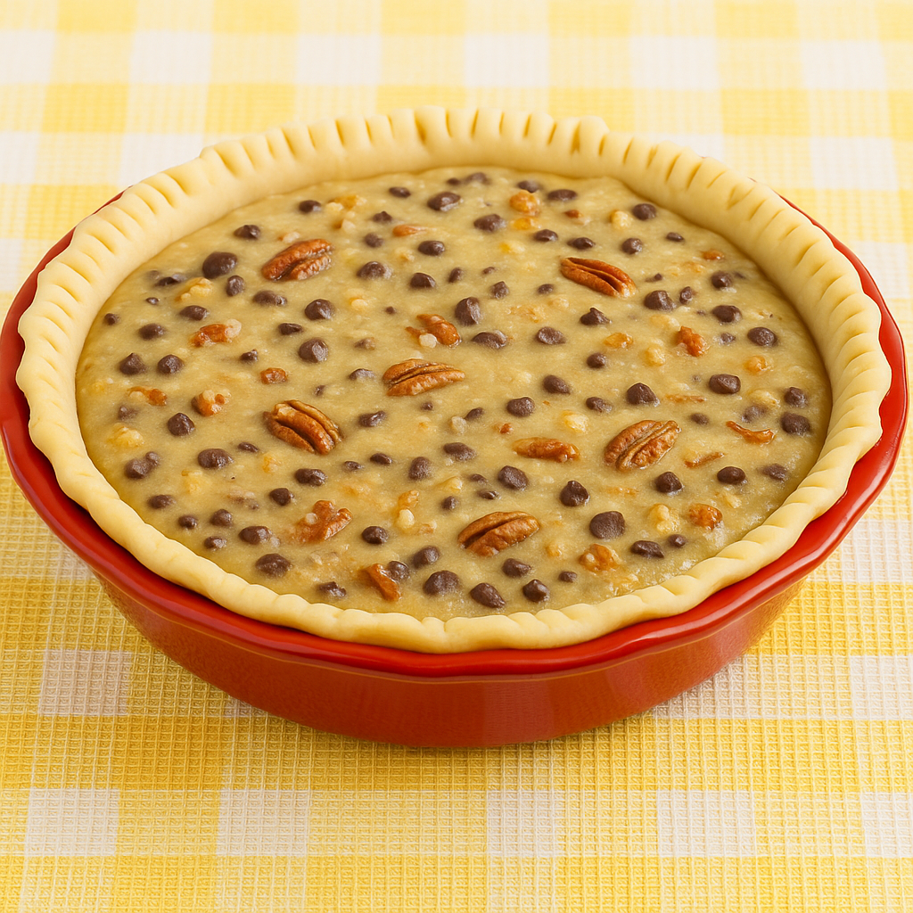step%206 Kentucky Derby Pie Recipe: Bourbon Chocolate Pecan Walnut Pie