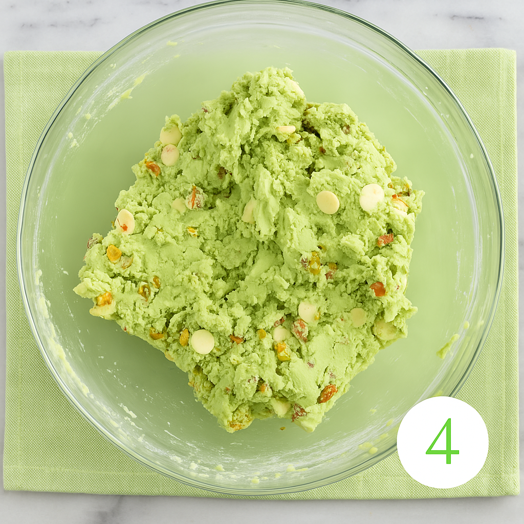 step4 Pistachio Pudding Cookies: Easy Dessert Recipe