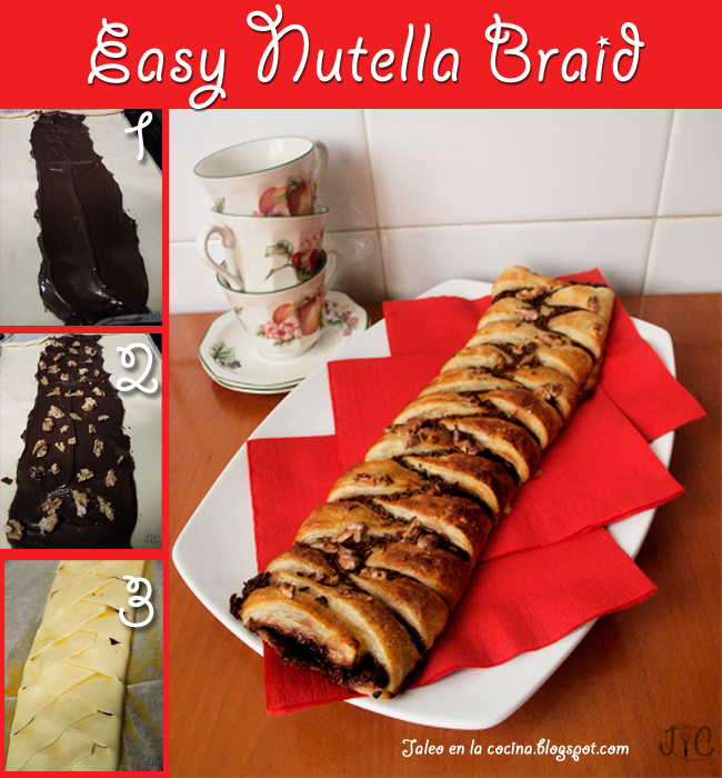 Easy Nutella Braid