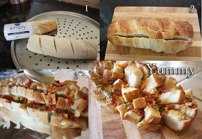 Bacon Cheese Pull-Apart Bread