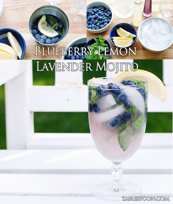 Blueberry Lemon Lavender Mojito