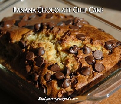 Banana Chocolate Chip Cake