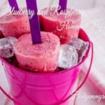 Blueberry and Raspberry Homemade Popsicles