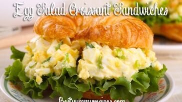 Egg Salad Croissant Sandwiches