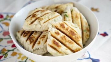 Grilled Chive and Onion Biscuits