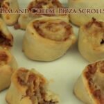Ham and Cheese Pizza Scrolls