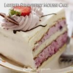 Layered Strawberry Mousse Cake