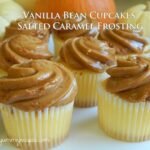 Vanilla Bean Cupcakes with Salted Caramel Frosting