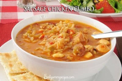 Sausage Chicken Gumbo Soup