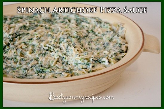 Spinach Artichoke Pizza Sauce