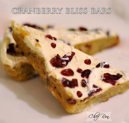 cranberry bliss bars
