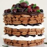 Black Forest Cherry Waffle Cake