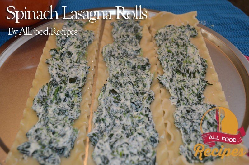 Spinach Lasagna Rolls
