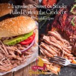 2 Ingredients Sweet & Smoky Pulled Pork in the Crock-Pot