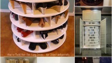 How to Build Your Own Lazy Susan… for Shoes!