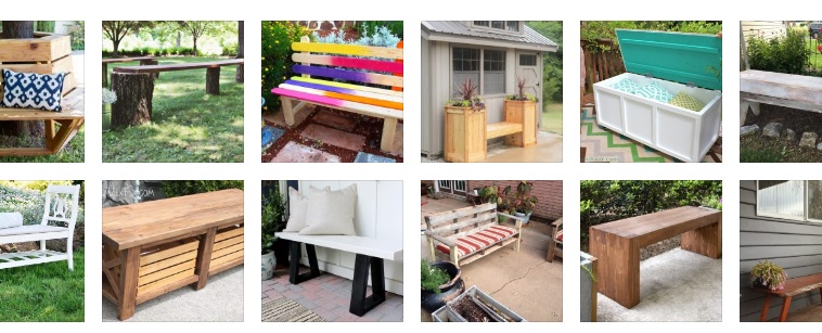 15 Awesome Outdoor Bench Projects You Can Build at Home